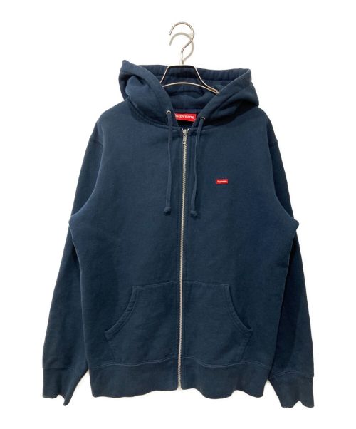 SUPREME（シュプリーム）Supreme (シュプリーム) BOX LOGO ZIP UP HOODIE ネイビー サイズ:Mの古着・服飾アイテム