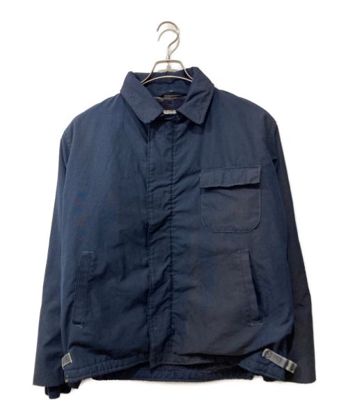 U'S NAVY（ユーエスネイビー）U'S NAVY (ユーエスネイビー) ユーティリティジャケット ネイビー サイズ:LARGEの古着・服飾アイテム