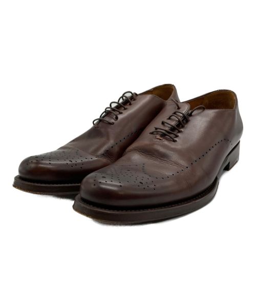 Santoni（サントーニ）Santoni (サントーニ) レザーシューズ ブラウン サイズ:5の古着・服飾アイテム