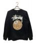 stussy（ステューシー）の古着「8ボールプリントスウェット」｜ブラック