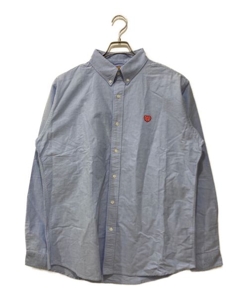 HUMAN MADE（ヒューマンメイド）HUMAN MADE (ヒューマンメイド) オックスフォードボタンダウンシャツ / OXFORD B.D L/S SHIRT スカイブルー サイズ:XLの古着・服飾アイテム