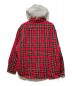 SUPREME (シュプリーム) 23AW Tartan Flannel Hooded Shirt レッド サイズ:XL：16000円