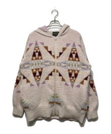 PENDLETON×BAYFLOW（ペンドルトン×ベイフロー）の古着「ジップアップフーディー/パーカー」｜アイボリー