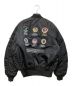 ALPHA (アルファ) NASA MA-1 Flight Jacket ブラック サイズ:L：11000円