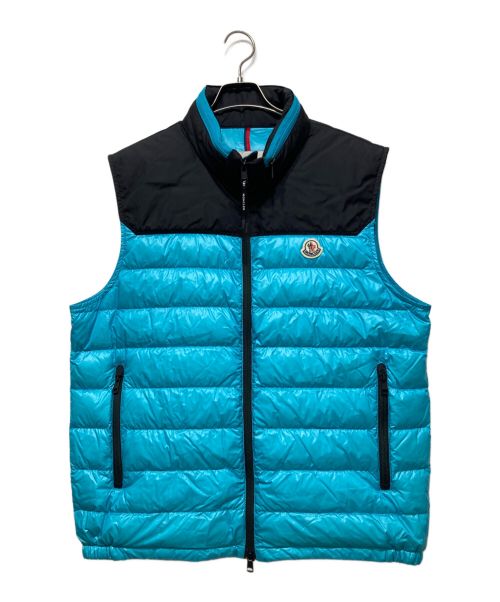 MONCLER（モンクレール）MONCLER (モンクレール) ダウンベスト スカイブルー サイズ:5の古着・服飾アイテム