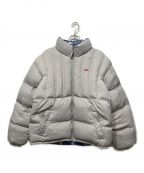 SUPREMEシュプリーム）の古着「Flannel Reversible Puffer Jacket」｜グレー