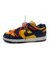 NIKE (ナイキ) OFFWHITE (オフホワイト) DUNK LOW LTHR/OW ネイビー×イエロー サイズ:26.5cm：32000円