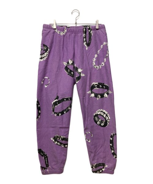 SUPREME（シュプリーム）SUPREME (シュプリーム) Studded Collars Sweatpant パープル サイズ:Ⅿの古着・服飾アイテム