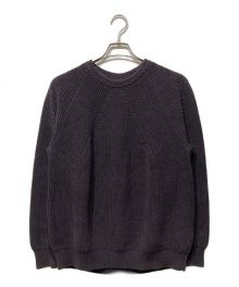 BATONER（バトナ―）の古着「COTTON SIGNATURE CREW NECK」｜グレー