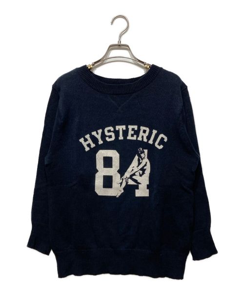 Hysteric Glamour（ヒステリックグラマー）Hysteric Glamour (ヒステリックグラマー) ニット ネイビー サイズ:FREEの古着・服飾アイテム