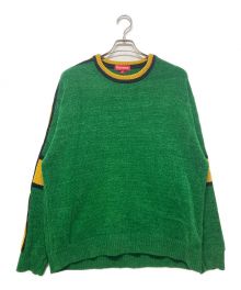 SUPREME（シュプリーム）の古着「Stripe Chenille Sweater Green」｜グリーン