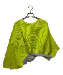 ISSEY MIYAKE（イッセイミヤケ）の古着「FLUIDITY TUBE TOPS」｜イエロー