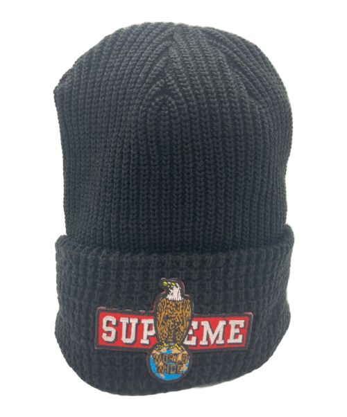 SUPREME（シュプリーム）SUPREME (シュプリーム) Eagle Beanie ブラックの古着・服飾アイテム