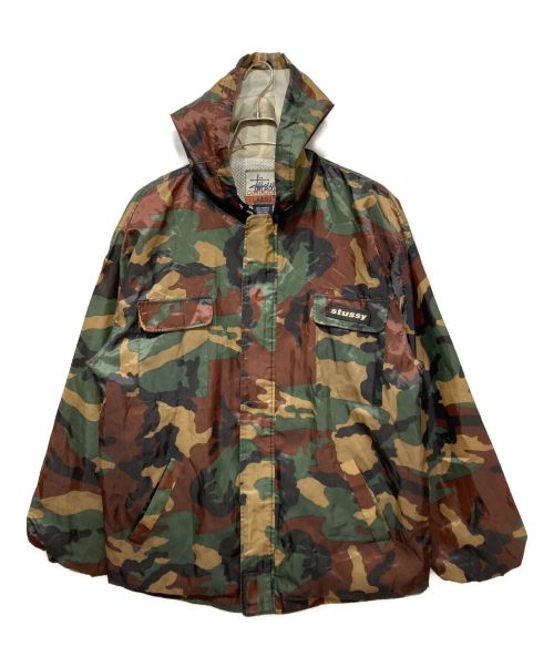 OLD STUSSY OUTDOOR（オールドステューシーアウトドア）OLD STUSSY OUTDOOR (オールドステューシーアウトドア) 90's ナイロンジャケット グリーン サイズ:Lの古着・服飾アイテム