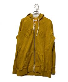 stussy（ステューシー）の古着「ジップパーカー」｜イエロー