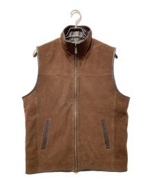 Dubarry（デュバリー）の古着「Dunhill Leather Gilet Walnut」｜ブラウン