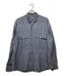 Porter Classic（ポータークラシック）の古着「ROLL UP BAMBOO LINEN SHIRT」｜ブルー