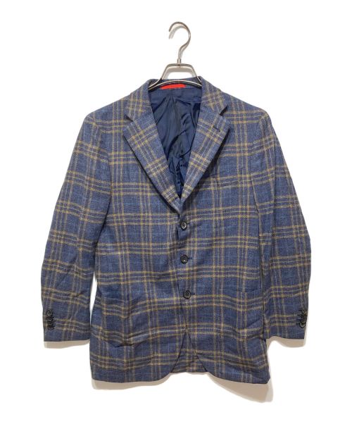 ISAIA（イザイア）ISAIA (イザイア) カシミヤ混ジャケット ブルー サイズ:46の古着・服飾アイテム