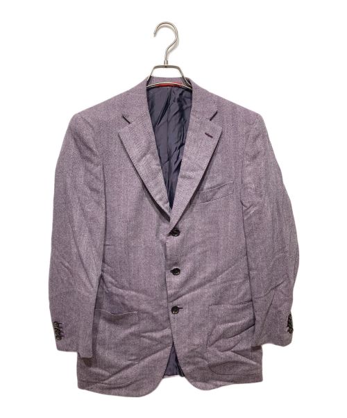 ISAIA（イザイア）ISAIA (イザイア) カシミヤ混ジャケット パープル サイズ:46の古着・服飾アイテム