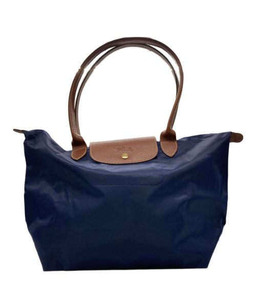 LONGCHAMP（ロンシャン）LONGCHAMP (ロンシャン) 舟形トートバッグ / プリアージュL ネイビーの古着・服飾アイテム