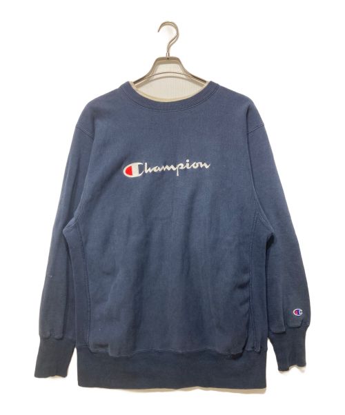 Champion REVERSE WEAVE（チャンピオン リバース ウィーブ）Champion REVERSE WEAVE (チャンピオンリバースウィーブ) 90’s リバースウィーブスウェット ネイビー サイズ:XLの古着・服飾アイテム