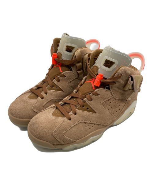 NIKE（ナイキ）NIKE (ナイキ) Travis Scott (トラヴィス スコット) ハイカットスニーカー ブラウン サイズ:25cm　US7の古着・服飾アイテム