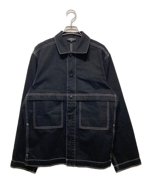 A.P.C.（アーペーセー）A.P.C. (アーペーセー) カバーオール ブラック サイズ:Ⅿの古着・服飾アイテム