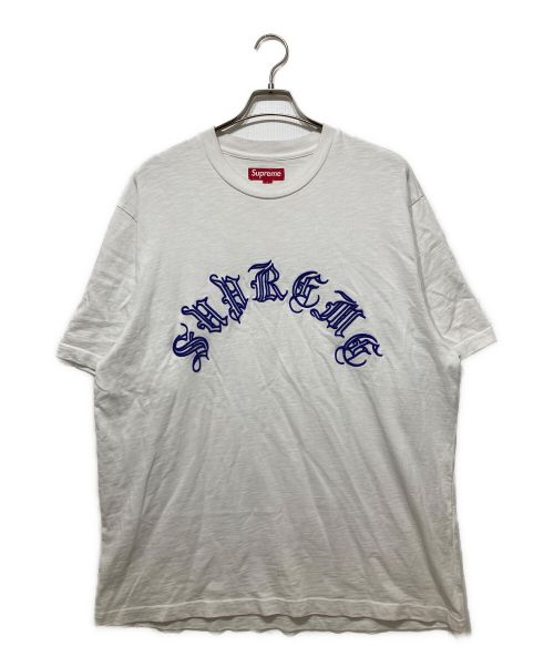 SUPREME（シュプリーム）SUPREME (シュプリーム) Old English S/S Top ホワイト サイズ:Lの古着・服飾アイテム