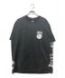 stussy（ステューシー）の古着「Strike Pigment Dyed stussy tee」｜ブラック