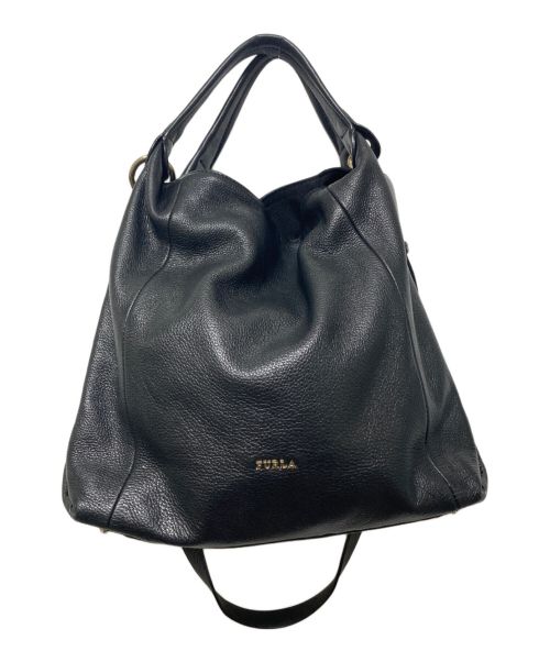 FURLA（フルラ）FURLA (フルラ) 2WAYショルダーバッグ ブラックの古着・服飾アイテム