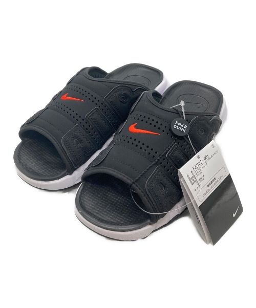 NIKE（ナイキ）NIKE (ナイキ) AIR MORE UP TEMPO SLIDE ブラック サイズ:26.0 未使用品の古着・服飾アイテム