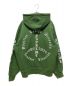 Supreme (シュプリーム) Peace Hooded Sweatshirt グリーン サイズ:Ⅿ：18000円