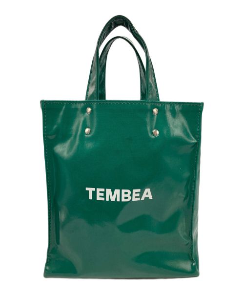 TEMBEA（テンベア）TEMBEA (テンベア) PVCトートバッグ グリーンの古着・服飾アイテム