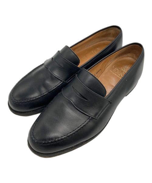 Crockett & Jones（クロケット＆ジョーンズ）Crockett & Jones (クロケット＆ジョーンズ) COIN LOAFER BOSTON２ ブラック サイズ:8Eの古着・服飾アイテム