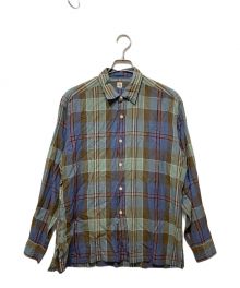 KAPTAIN SUNSHINE（キャプテンサンシャイン）の古着「Regullar Collar Shirt」｜グリーン