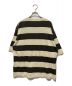 UNFIL (アンフィル) cotton & silk striped pocket Tee ベージュ サイズ:XL：6000円