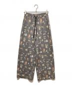 MAISON SPECIALメゾンスペシャル）の古着「Dot People Print Easy Pants」｜グレー