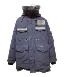 CANADA GOOSE×COMME des GARCONS JUNYA WATANABE MAN（カナダグース×コム デ ギャルソン ジュンヤ ワタナベ マン）の古着「エステル綿グログランダウンジャケット」｜ネイビー