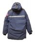 CANADA GOOSE (カナダグース) COMME des GARCONS JUNYA WATANABE MAN (コムデギャルソンジュンヤワタナベマン) エステル綿グログランダウンジャケット ネイビー サイズ:XS：50000円