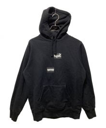 SUPREME×COMME des GARCONS SHIRT（シュプリーム×コムデギャルソンシャツ）の古着「Split Box Logo Hooded Sweatshirts」｜ブラック