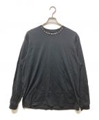 SUPREMEシュプリーム）の古着「STARS COLLAR L/S TOPS」｜ブラック