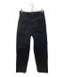 FRANK LEDER（フランクリーダー）の古着「ジャーマンレザー2タックスラックス / DEUTSCHLEDER 2TUCK PANTS」｜ブラック