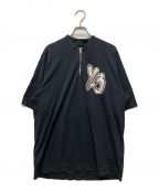 Y-3ワイスリー）の古着「ハーフジップカットソー / HZ SS TEE」｜ブラック