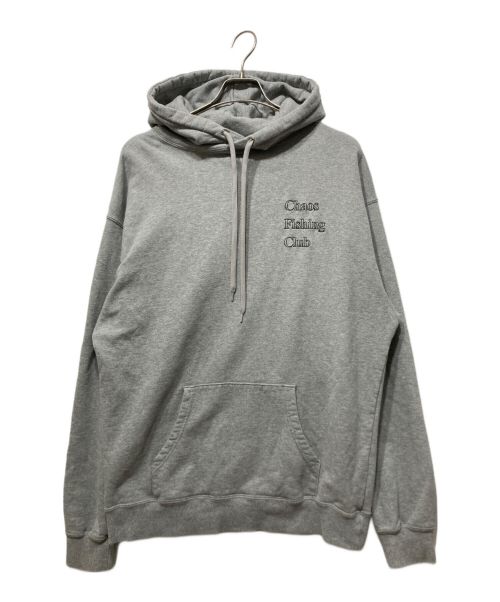 CHAOS FISHING CLUB（カオスフィッシングクラブ）CHAOS FISHING CLUB (カオスフィッシングクラブ) OG LOGO HOODIE グレー サイズ:Lの古着・服飾アイテム