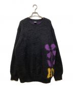 HUFハフ）の古着「BLOSSOM SWEATER」｜ブラック