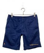 POLO RALPH LAUREN×BEAMSポロ・ラルフローレン×ビームス）の古着「ショートパンツ / Gold Logo Shorts」｜ネイビー