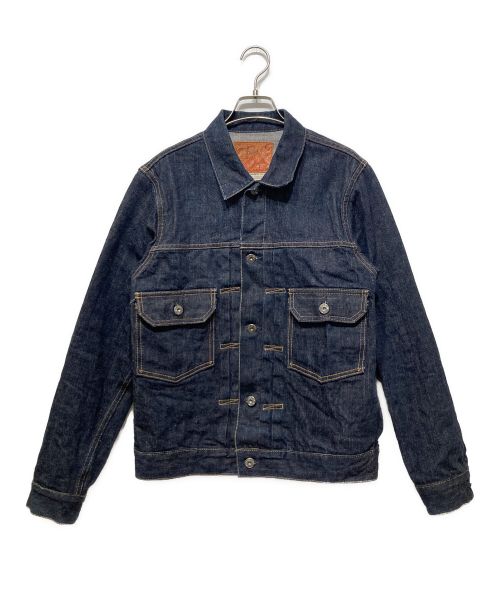 BURGUS PLUS（バーガスプラス）BURGUS PLUS (バーガスプラス) デニムジャケット / Natural Indigo 2nd Type Denim Jacket インディゴ サイズ:40の古着・服飾アイテム