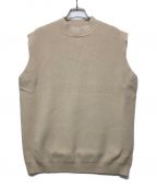 L'appartementアパルトモン）の古着「ニットベスト / Knit Vest」｜ベージュ