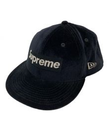 SUPREME×New Era（シュプリーム×ニューエラ）の古着「キャップ / Velour Box Logo」｜ブラック