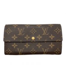 LOUIS VUITTON（ルイ ヴィトン）の古着「長財布」｜ブラウン